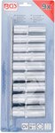 Bgs Technic Dopsleutelset zeskant, diep 12,5 mm (1/2) 10 - 24 mm 9-delig