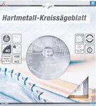 Bgs Technic HM cirkelzaagblad diameter 254 x 30 x 3,2 mm 40 tanden