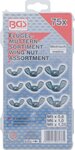 Bgs Technic Assortiment vleugelmoeren 75-dlg