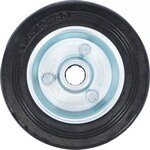 Bgs Technic Vol rubberen wiel stalen velg 100 mm