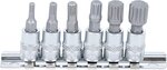 Bgs Technic Dopsleutelbitset (1/4) veeltand (voor XZN) M4 - M12 6-dlg