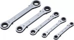 Bgs Technic Ratel ringsleutelset, recht, omschakelbaar 6 x 8 - 19 x 22 mm 5-dlg