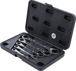 Bgs Technic Ratel ringsleutelset, recht, omschakelbaar 6 x 8 - 19 x 22 mm 5-dlg