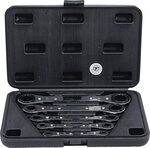 Bgs Technic Ratel ringsleutelset, recht, omschakelbaar 6 x 8 - 19 x 22 mm 5-dlg