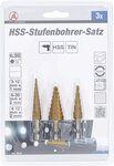 Bgs Technic HSS-trappenborenset 3 - 20 mm 3-dlg