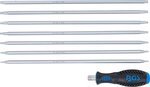 Bgs Technic Schroevendraaierset met wissellemmets T-profiel (voor Torx) / TS-profiel (voor Torx Plus) 8-dlg