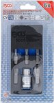 Bgs Technic Schroevendraaier bitset (3/8) aandrijving buitenzeskant veeltand (voor XZN) 6-dlg