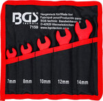 Bgs Technic VDE ringsleutelset, 7-14 mm, 5 delig