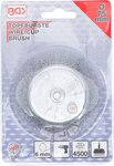 Bgs Technic Komborstel staaldraad opname 6 mm as diameter 75 mm