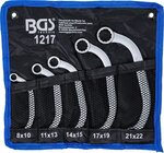 Bgs Technic Startersleutelset 8 x 10 - 21 x 22 mm 5-dlg