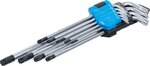 Bgs Technic Stiftsleutelset  extra lang T-profiel (voor Torx) met boring T10 - T50 9-dlg
