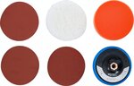 Bgs Technic Schuur en polijst set voor haakse slijper M14