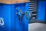 Magnetische houder voor perslucht-slagmoersleutel