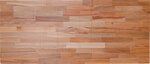 Massief houten werkblad 1300 x 550 x 30 mm
