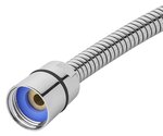 Doucheslang Metaal 1,5 m 3/8 wartel - 1/2 conus x5 stuks