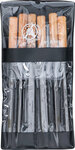 Sleutlvijlen-set houten heft 100 mm 6-dlg