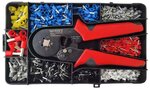 Krimptang voor adereindhulzen 0,25 – 10 mm² Met assortiment 0,5 – 10 mm²