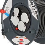 E kabelhaspel 25m H05VV-F 3G1,5