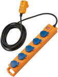 SL 554 DE FI IP54 Tafelcontactdozenblok 5-voudig 5m H07RN-F 3G1,5