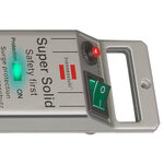 Stekkerdoos met overspanningsbeveiliging 5-voudig zilver 13.500A 2,5 m H05VV-F 3G1,5