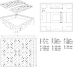Olie opvangbak met rooster voor 4 x 200 l vaten