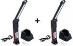Accu kniklamp COB LED 6,5 W met oplaadstation x2 stuks