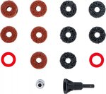 Bgs Technic Wielnaafslijperset voor borstbouten en wielmoerbouten 14-dlg.