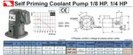 Onderwater koelpomp 1/4 HP