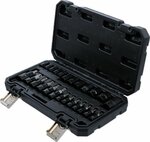 Dopsleutelbit-/dopsleutelset (1/4), (3/8), (1/2) E-profiel / T-profiel (voor Torx) 25-dlg