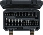 Dopsleutelbit-/dopsleutelset (1/4), (3/8), (1/2) E-profiel / T-profiel (voor Torx) 25-dlg