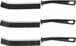 Set hoek-reinigingsborstels met stijve haren 230 mm 3-dlg