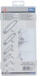 Assortiment veiligheidsspelden 22 - 55 mm 6 maten 250-dlg