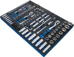 Bgs Technic 3/3 Tool Tray: 192-delige dop Set, Pro Torque