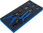 Bgs Technic 1/3 Gereedschap module 12-delig krimp & strip tangen set