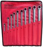 Ring- Ratelsleutel set Extra Lang 8–19mm 10-delige
