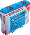 Bit- en dopsleutelset E-profiel / T-profiel (voor Torx) / T-profiel (voor Torx) mt boring / TP-profiel (voor Torx Plus) 52-dlg