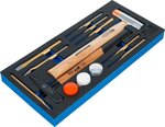 Bgs Technic 1/3 gereedschapskist: 14 delige hamer met uitwisselbare hoofden en pinpunch en beitel set