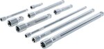 Bgs Technic Kantelverlengstukset 6,3 mm (1/4), 10 mm (3/8), 12,5 mm (1/2) 9-dlg