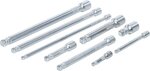 Bgs Technic Kantelverlengstukset 6,3 mm (1/4), 10 mm (3/8), 12,5 mm (1/2) 9-dlg