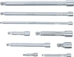 Bgs Technic Kantelverlengstukset 6,3 mm (1/4), 10 mm (3/8), 12,5 mm (1/2) 9-dlg