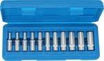 Diepe dopsleutelset 11-delig 1/4 zeskant 4-13 mm