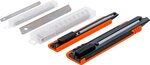 Set universele afbreekmessen mesbreedte 9 / 18 mm 4-dlg
