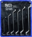 Bgs Technic Ringsleutelset diep gebogen inchmaten 1/4 - 3/4 6-dlg