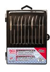 Bgs Technic Diamantgatvijlenset gebogen 140 x 3 mm 10-delig