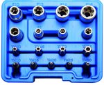 Bgs Technic Bit- en doppenset inwendig torx (voor Torx) 17 delig