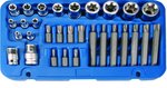 Bgs Technic Bit- en doppenset inwendig torx (voor Torx) 30 delig