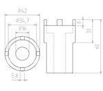 Bgs Technic Kroonmoerdopsleutel set 5-delig