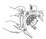 Blokkeergereedschap waterpomppoelie voor Opel Ecotec-motoren