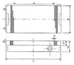 Permanente rechthoekige magneet 300x150mm