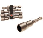 Bgs Technic Dop Set, Hexagon 6.3 mm (1/4) drive voor electric drills 6 - 13 mm 8 delig